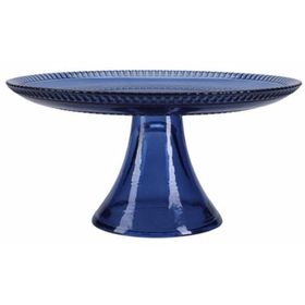 Porland 04FIA002590 Lina Lacivert 17 cm Ayaklı Tabak
