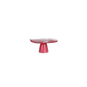 Porland 04FIA002606 Ripple Pembe 28 cm Ayaklı Tabak