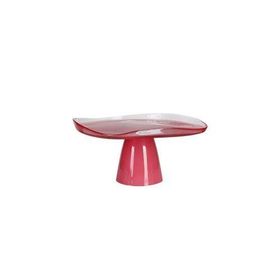 Porland 04FIA002606 Ripple Pembe 28 cm Ayaklı Tabak