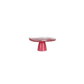 Porland 04FIA002606 Ripple Pembe 28 cm Ayaklı Tabak