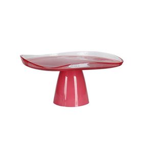 Porland 04FIA002606 Ripple Pembe 28 cm Ayaklı Tabak