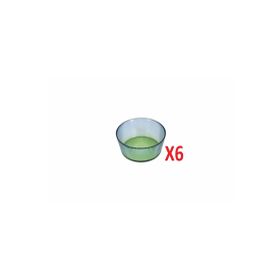 Porland 04FIA002615 13 cm 6'lı Tirius Mavi-Yeşil Kase