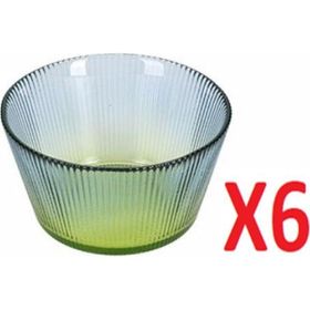 Porland 04FIA002617 11 cm 6'lı Tirius Mavi-Yeşil Kase