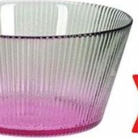 Porland 04FIA002620 11 cm 2'li Tirius Pembe-Koyu Yeşil Kase