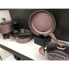 Porland 04FST001777 Santino Lila 7 Parça Tencere Takımı