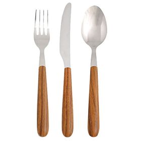 Porland 04FST002147 Acacia 18 Parça Çatal Kaşık Bıçak Takımı