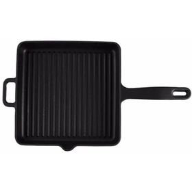 Porland 04FST002559 25 cm Sapore Siyah Kare Döküm Tava