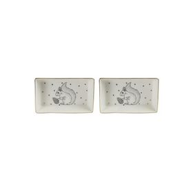 Porland 04LFH000447 2'li 13 cm Forest Kahvaltı Meze Tabağı