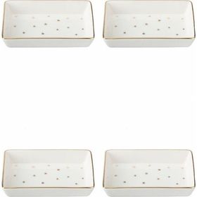 Porland 04LFH000583 Forest 12x20 CM 4'lü Kahvaltı Meze Tabağı