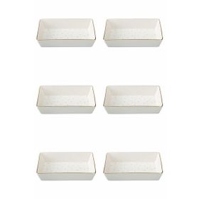 Porland 04LFH000583 Forest 12x20 CM 6'lı Kahvaltı Meze Tabağı