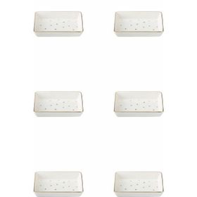 Porland 04LFH000587 Forest 7x11 cm 6'lı Kahvaltı ve Meze Tabağı