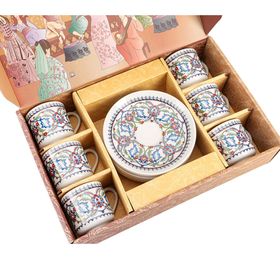 Porland 04POR029180 72 cc Cihangir Galata 6 Kişilik Kahve Takımı