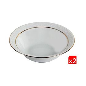 Porland 04POR031042 15 cm 2'li Hazan Altın Yaldız Çorba Kasesi
