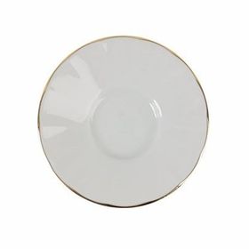 Porland 04POR031058 Altın Yaldız 12 cm Ergonomik Çay Tabağı