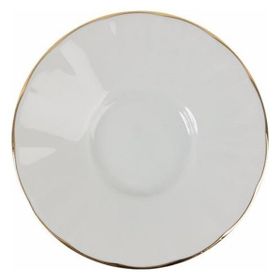 Porland 04POR031058 Altın Yaldız 12 cm Ergonomik Çay Tabağı