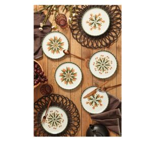 Porland 04PPO000402 Rosids 6 Kişilik 20 cm 6 Parça Pasta Takımı