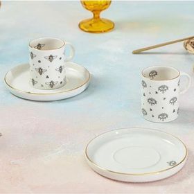 Porland 04RAL002632 Ruby Veni Vidi 2 Kişilik Kahve Takımı