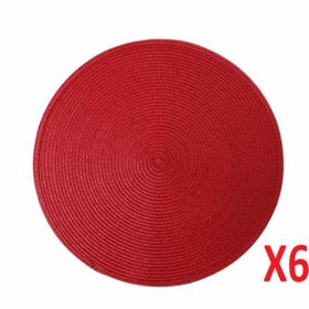 Porland 04STY005182 38 cm 6'lı Vista Kırmızı Amerikan Servis