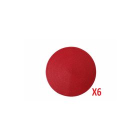 Porland 04STY005182 38 cm 6'lı Vista Kırmızı Amerikan Servis