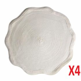 Porland 04STY007368 38 cm 4'lü Priya Krem Amerikan Servis