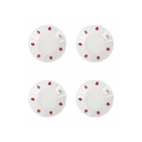 Porland 11 cm 4'lü 04POR005251 Uğur Böceği Çay Tabağı