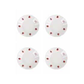 Porland 11 cm 4'lü 04POR005251 Uğur Böceği Çay Tabağı