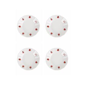 Porland 11 cm 4'lü 04POR005251 Uğur Böceği Çay Tabağı