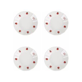Porland 11 cm 4'lü 04POR005251 Uğur Böceği Çay Tabağı