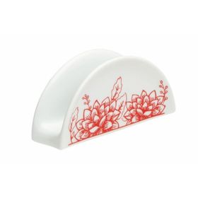Porland 14 cm 6 Adet Red Manoir Desen 1 Peçetelik