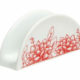 Porland 14 cm 6 Adet Red Manoir Desen 1 Peçetelik