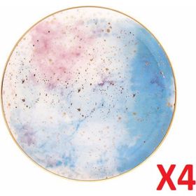 Porland 162917 Cosmos 17 cm Desen 4 Düz Tabak