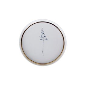 Porland 18 cm Botanical Desen8 Tekli Düz Tabak
