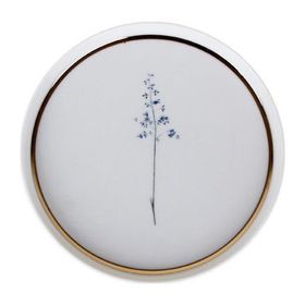 Porland 18 cm Botanical Desen8 Tekli Düz Tabak