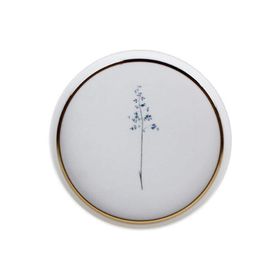 Porland 18 cm Botanical Desen8 Tekli Düz Tabak