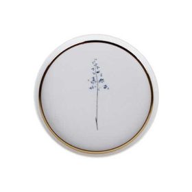 Porland 18 cm Botanical Desen8 Tekli Düz Tabak