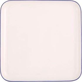 Porland 18x18 cm Blue Stripe Düz Tabak