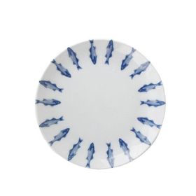 Porland 19 cm Marıne Blue Desen1 Düz Tabak