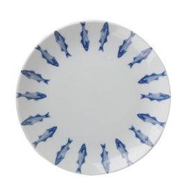 Porland 19 cm Marıne Blue Desen1 Düz Tabak