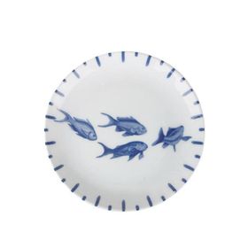 Porland 19 cm Marıne Blue Desen4 Düz Tabak