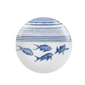 Porland 19 cm Marıne Blue Desen5 Düz Tabak