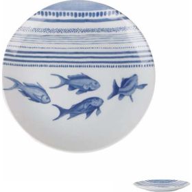 Porland 19 cm Marıne Blue Desen5 Düz Tabak