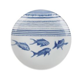 Porland 19 cm Marıne Blue Desen5 Düz Tabak