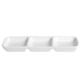 Porland 20 cm Beyaz Çerez Tabağı
