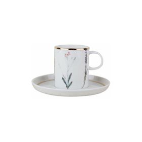 Porland 200 cc Botanıcal Tabaklı Çay Fincanı