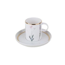 Porland 200 cc Botanıcal Tabaklı Çay Fincanı