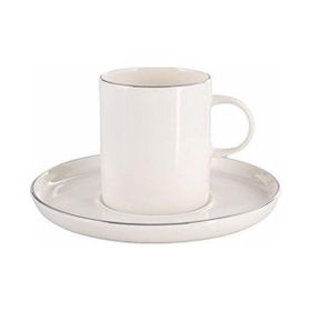 Porland 200 cc Chopin Platin Tabaklı Çay Fincanı