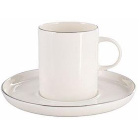 Porland 200 cc Chopin Platin Tabaklı Çay Fincanı