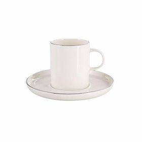 Porland 200 cc Chopin Platin Tabaklı Çay Fincanı
