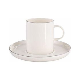 Porland 200 cc Chopin Platin Tabaklı Çay Fincanı