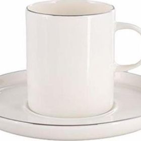 Porland 200 cc Chopin Platin Tabaklı Çay Fincanı